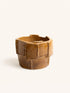 CUBOID - maceta - gres - DIA 33 x H 26 cm - canela