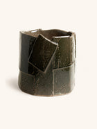 CUBOID - pot - stoneware - DIA 45 x H 45 cm - khaki