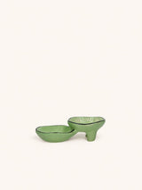 Groen – MEET THE KUTI'S - plat à tapas - grès -  L 19,5 x W 11 x H 6 cm - vert clair