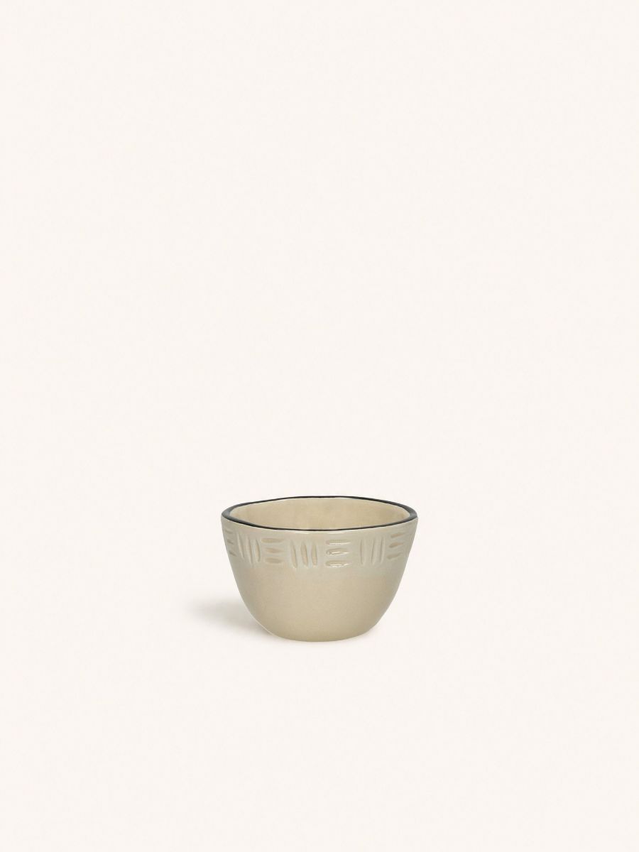 MEET THE KUTI'S - mini bowl - stoneware - DIA 9,5 x H 6 cm - ivory