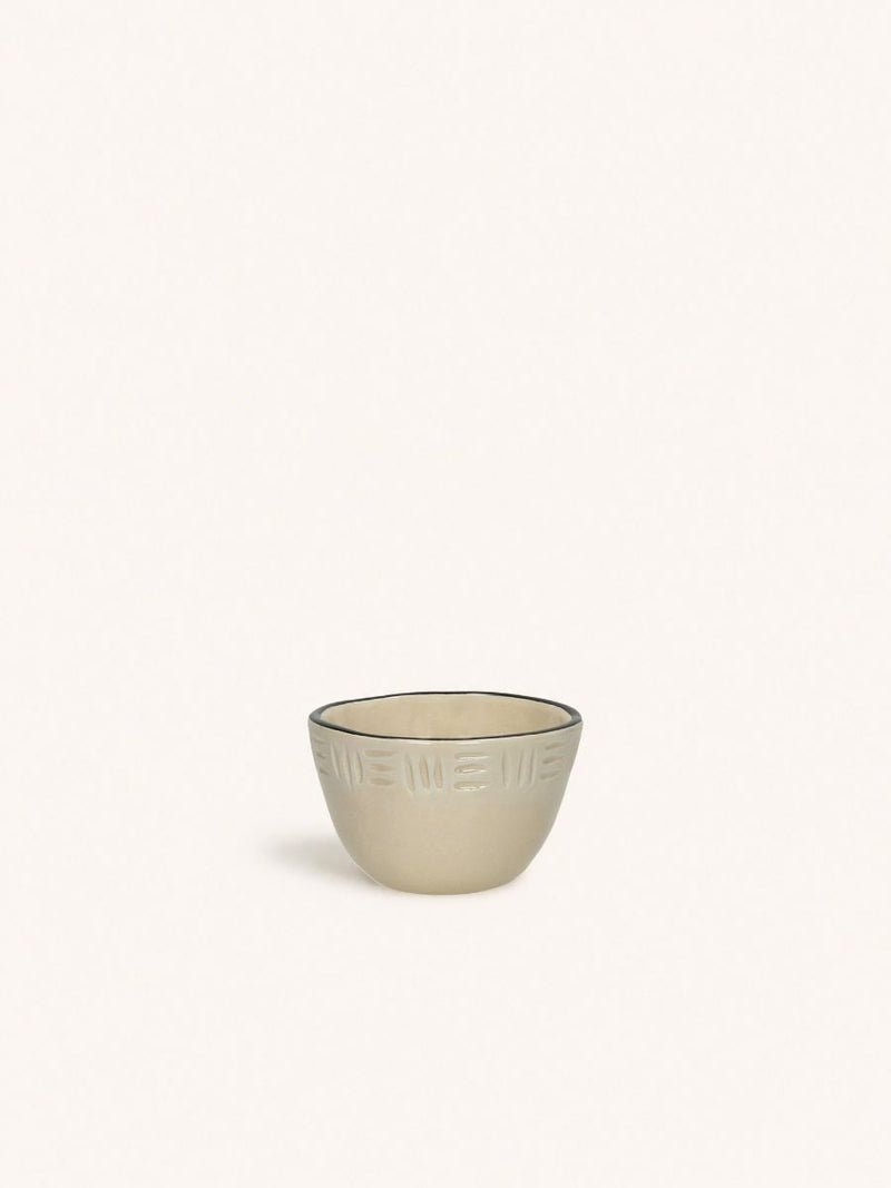 MEET THE KUTI'S - mini bowl - stoneware - DIA 9,5 x H 6 cm - ivory