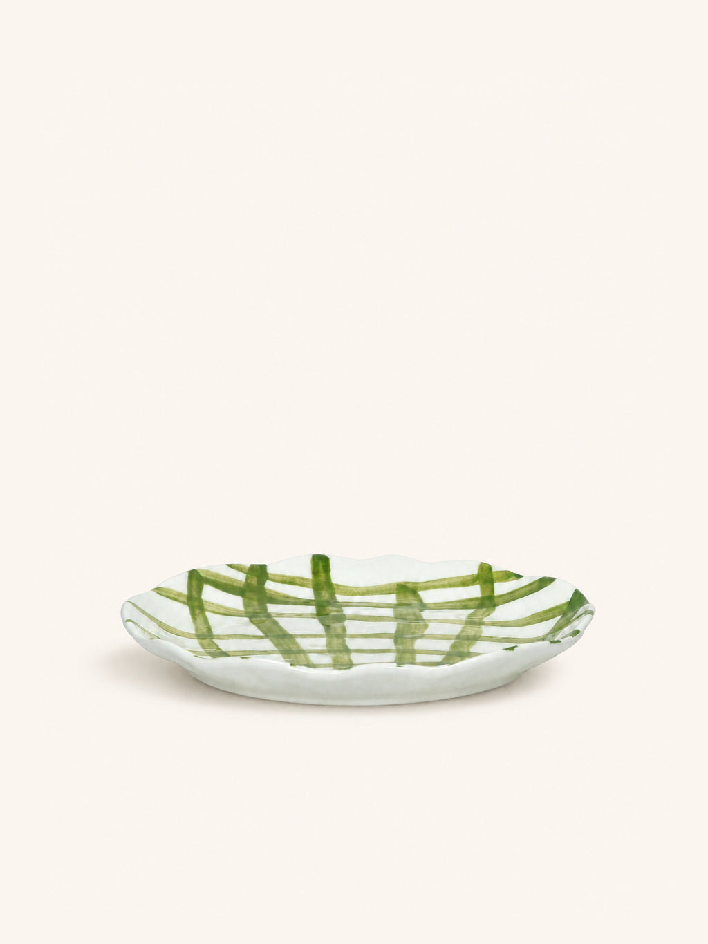 WEVE - piatto da dessert - porcellana - DIA 20,3 x H 2 cm - verde