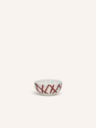 WEVE - cuenco para desayuno - porcelana - DIA 11,2 x H 5,4 cm - rojo