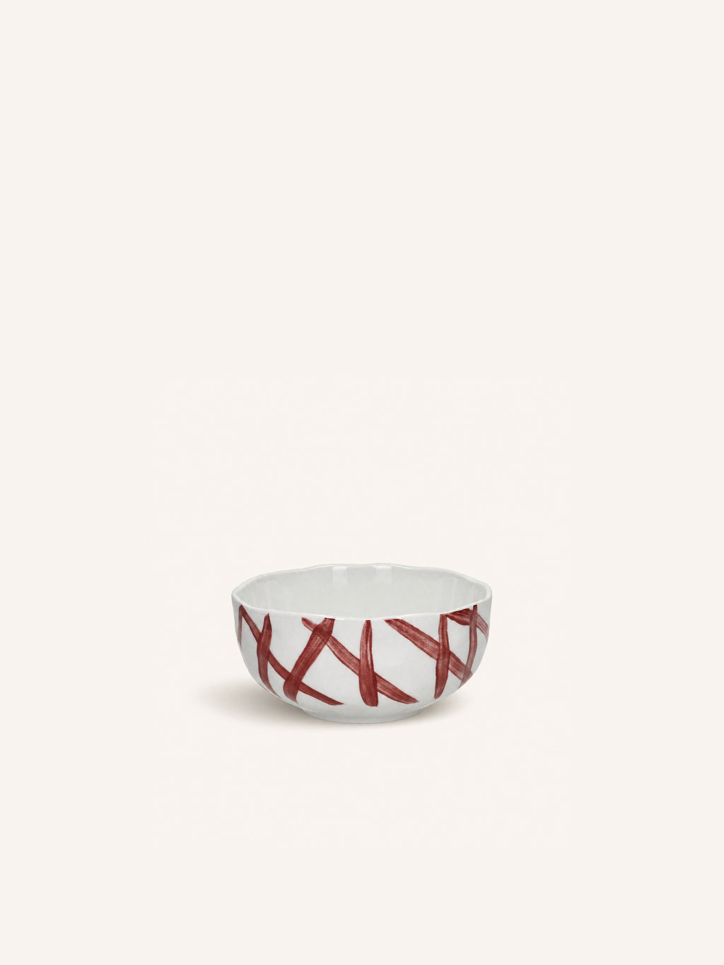 WEVE - soup bowl - porcelain - DIA 15,2 x H 6 cm - red