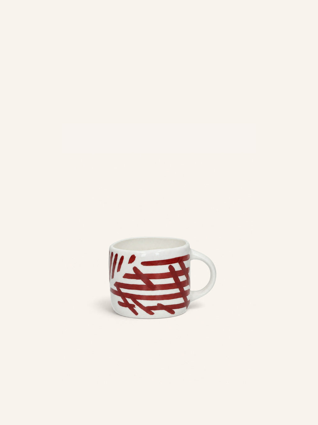 WEVE - Espressotasse - Porzellan - L 9,2 x W 7 x H 6 cm - Rot