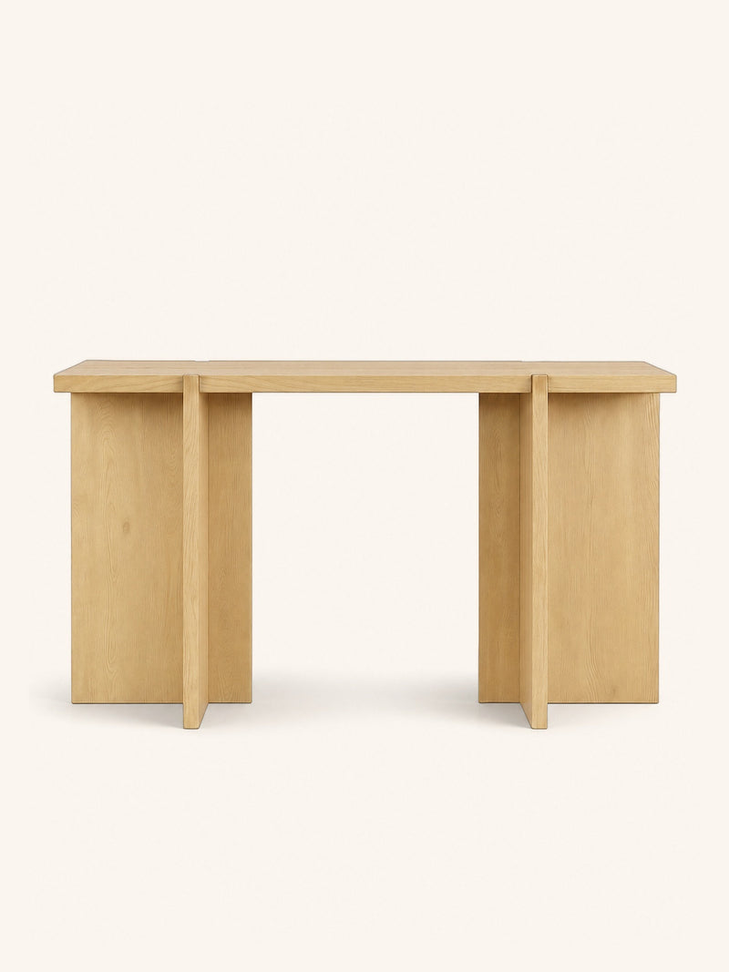 ASA - console table - oak - L 140 x W 40 x H 80 cm - natural