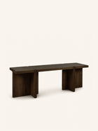 ASA - banco - roble - L 140 x W 40 x H 46 cm - marrón oscuro