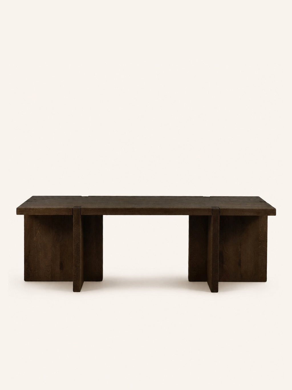 ASA - banco - roble - L 140 x W 40 x H 46 cm - marrón oscuro