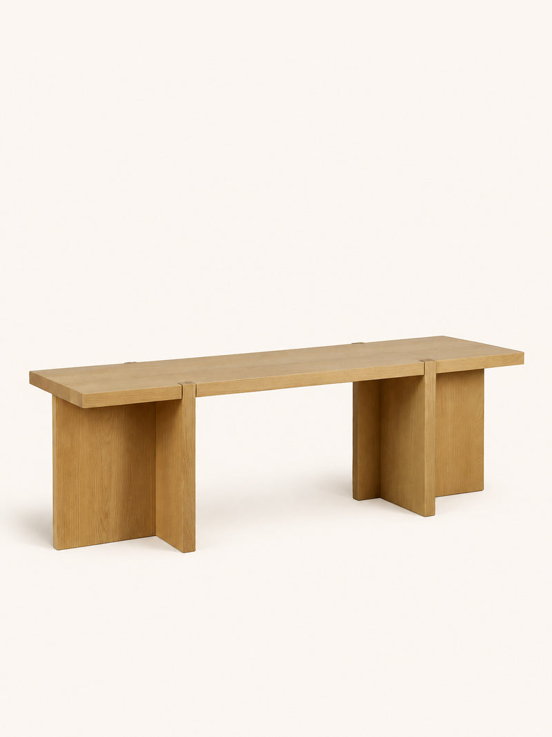 ASA - bench - oak - L 140 x W 40 x H 46 cm - natural