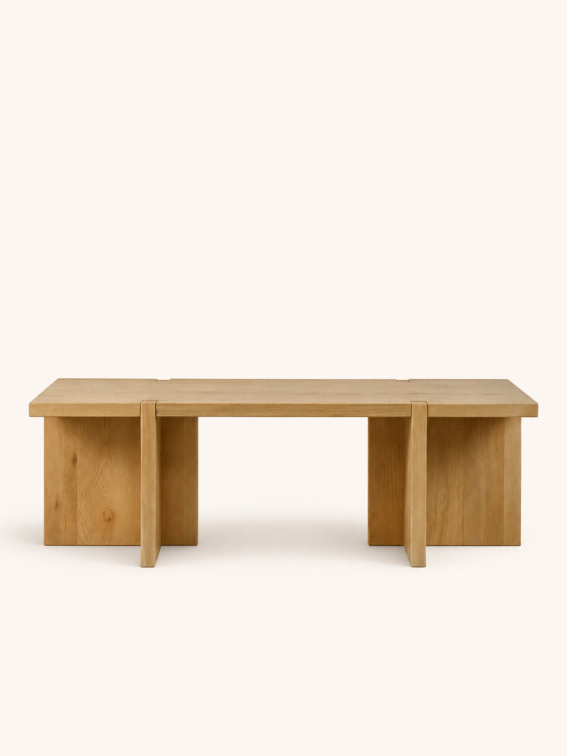 ASA - bench - oak - L 140 x W 40 x H 46 cm - natural