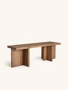 ASA - banco - roble - L 140 x W 40 x H 46 cm - nogal