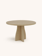 MESA - tafel - gezeept - eik - DIA 120 x H 76 cm - naturel