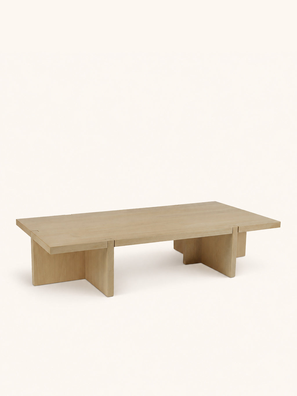 ASA - salontafel - gezeept - eik - L 140 x W 70 x H 31 cm - naturel