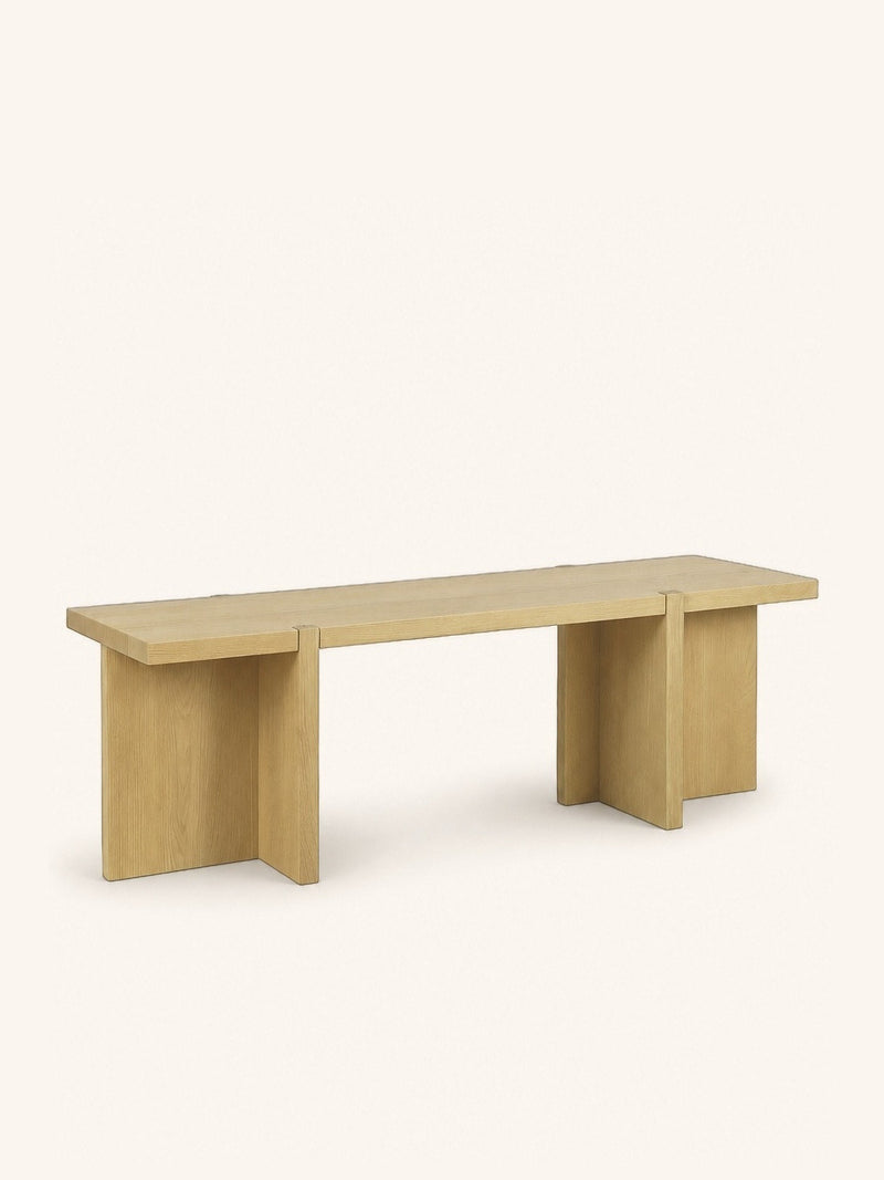 ASA - bench - soaped - oak - L 140 x W 40 x H 46 cm - natural