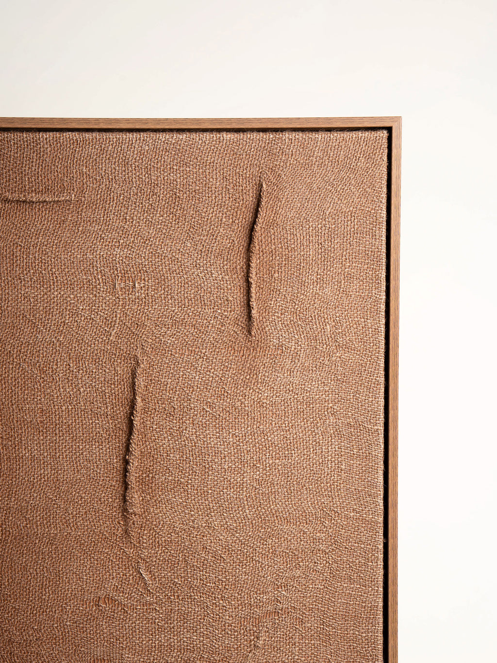 AXIOM - wall decoration - jute - L 103 x W 4 x H 143 cm - natural