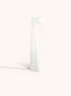 LITH - floor lamp - papier mâché - L 40 x W 27 x H 162 cm - off-white