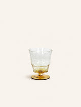 Oranje – INKRA - copa de vino 20 CL - vidrio - DIA 8,3 x H 10 cm - ámbar