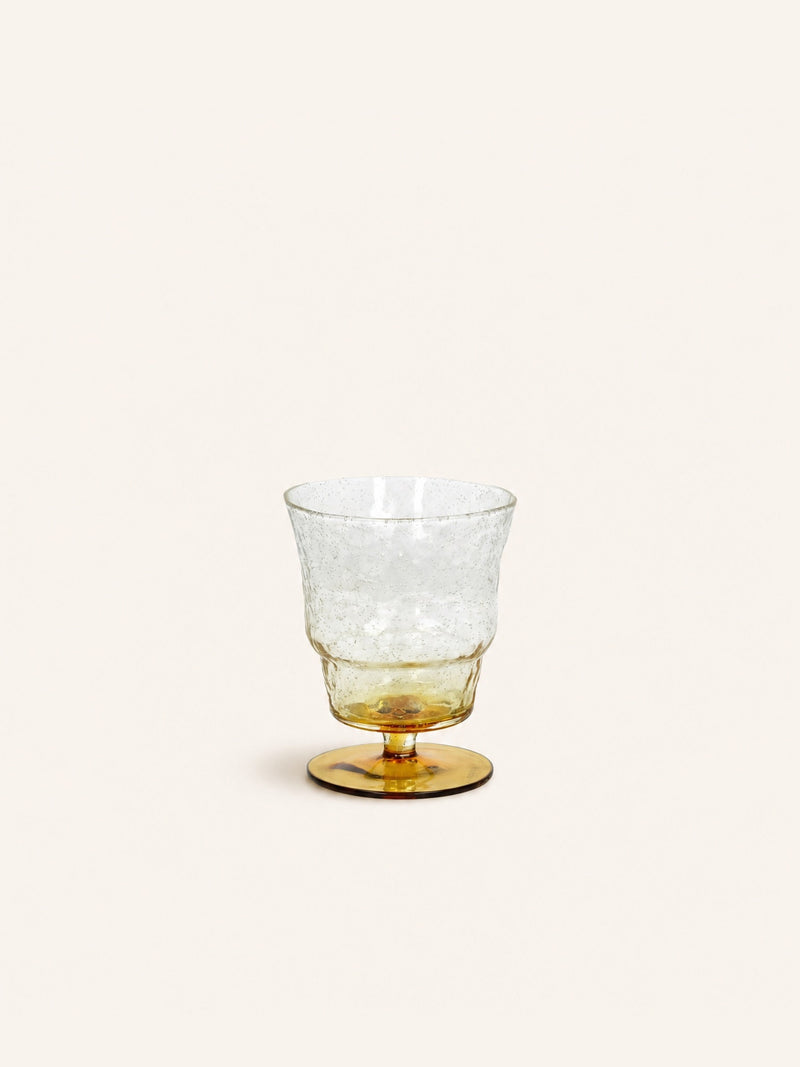 INKRA - wine glass 20 CL - glass - DIA 8.3 x H 10 cm - amber