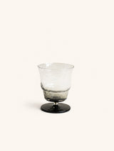 Zwart – INKRA - copa de vino 20 CL - vidrio - DIA 8,3 x H 10 cm - ahumado