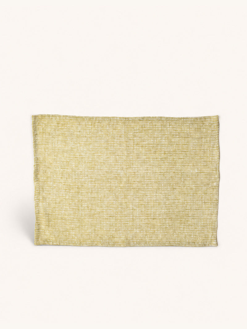 TRATTINI - placemat - linen - L 50 x W 35 cm - lime