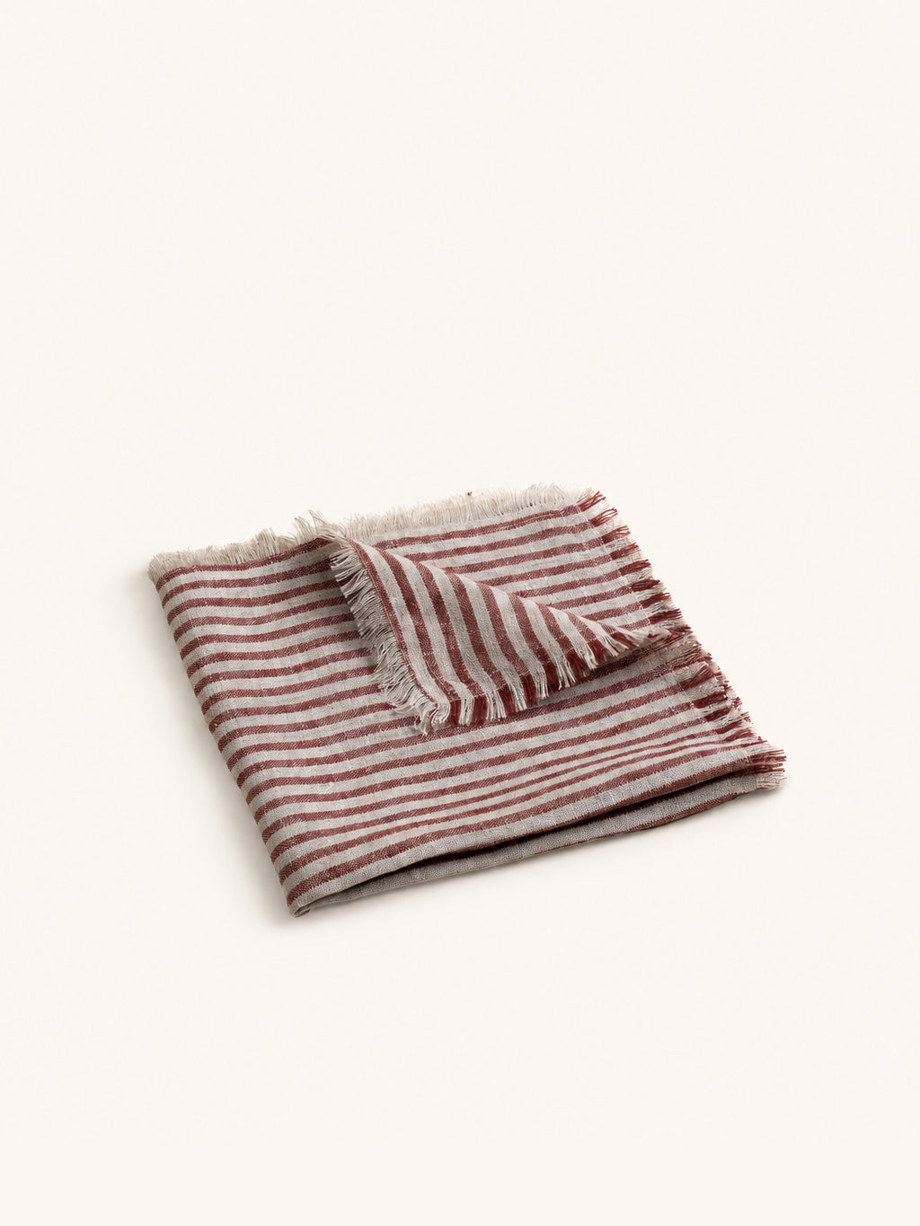 TRATTINI - servilleta - lino - L 45 x W 45 cm - burdeos