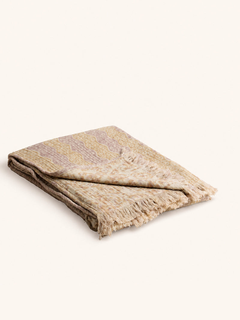 GIPSY - throw - cotton - L 170 x W 130 cm - mix of colors