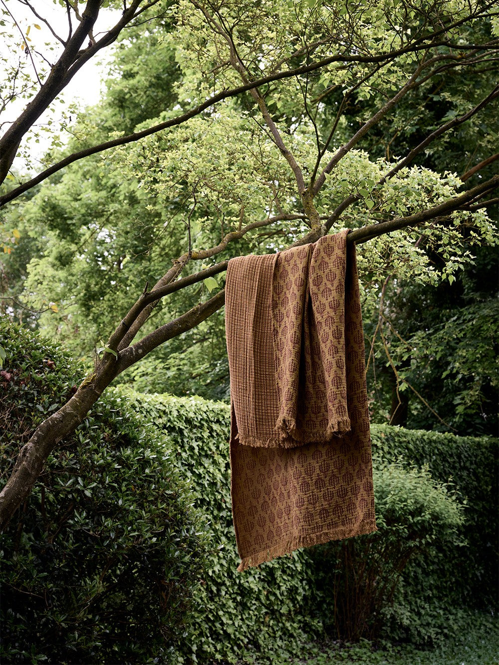 GIPSY - Plaid - Baumwolle - L 170 x W 130 cm - Farbmix