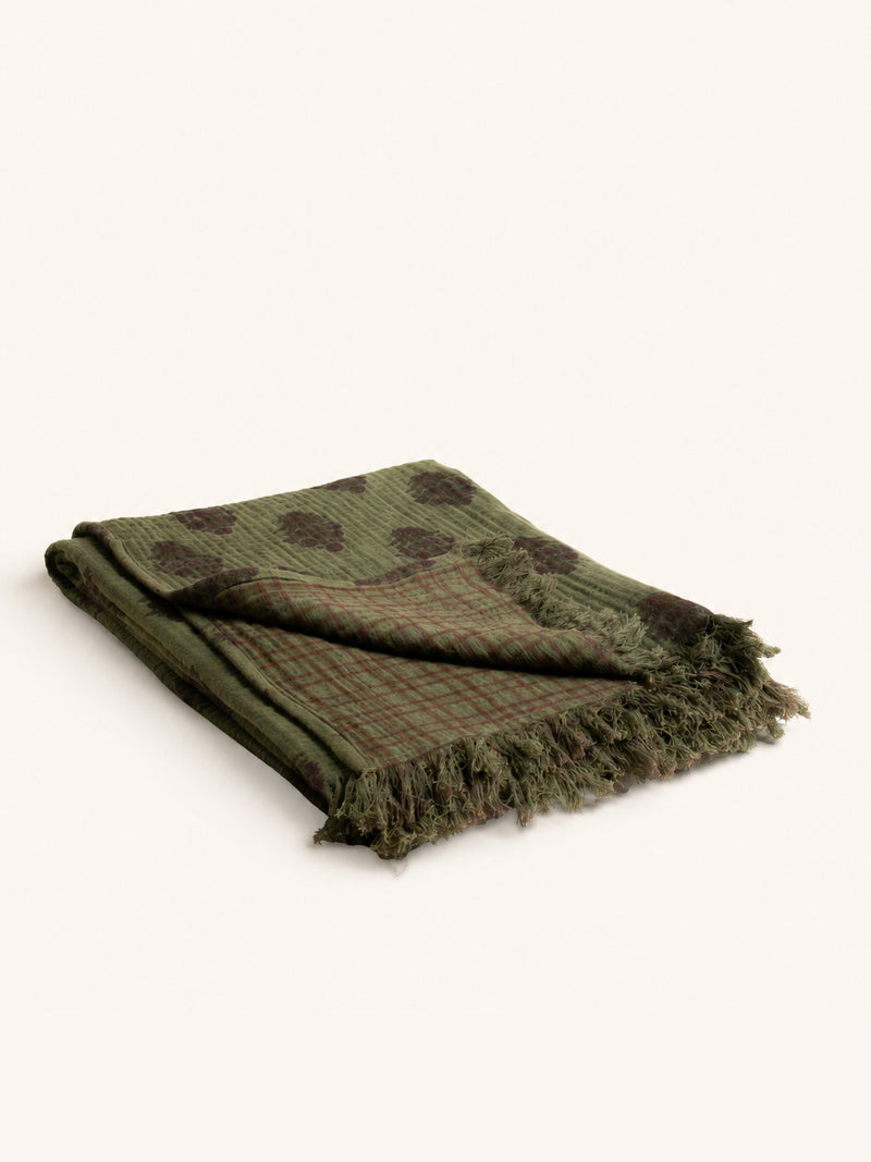 GIPSY - throw - cotton - L 170 x W 130 cm - mix of colors