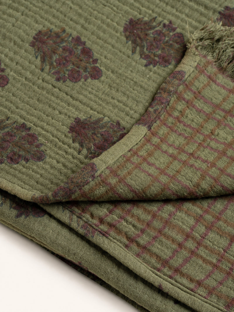GIPSY - throw - cotton - L 170 x W 130 cm - mix of colors