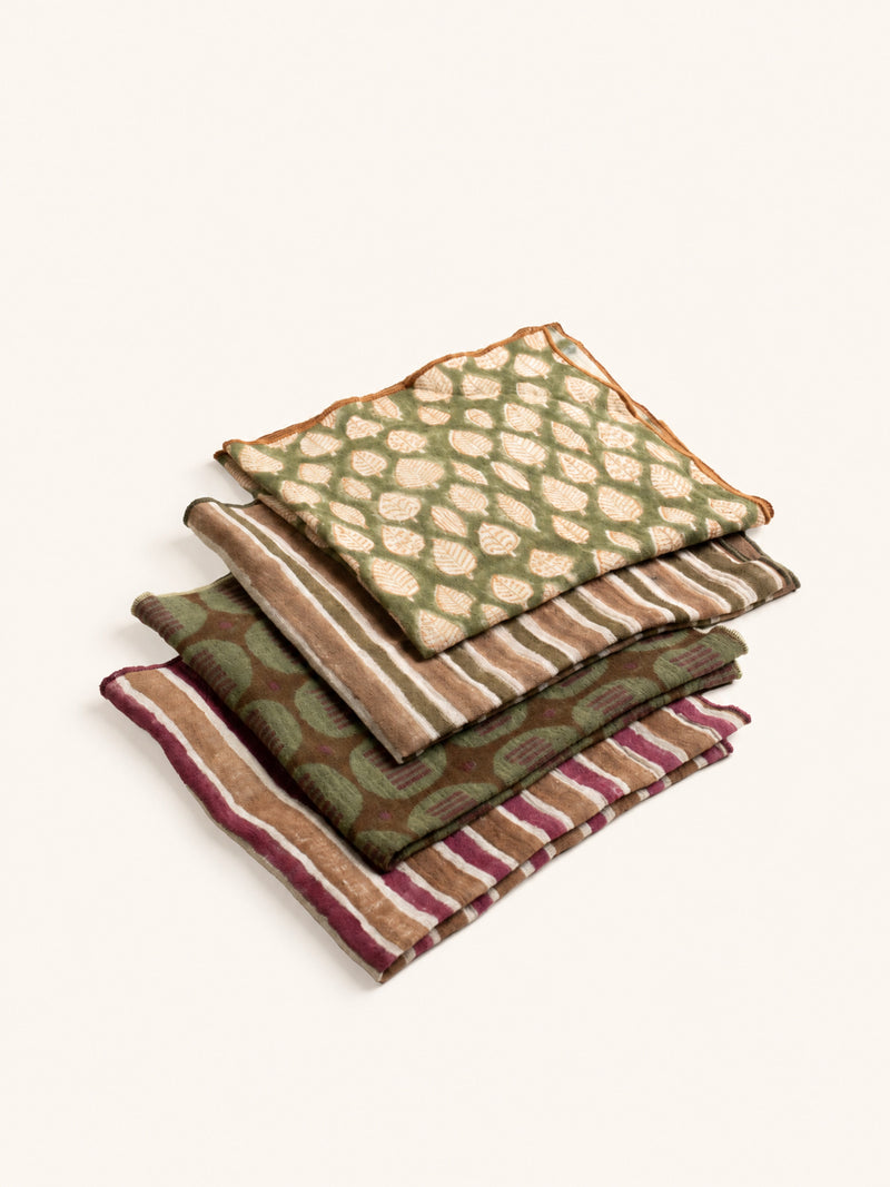 GIPSY - napkin - cotton - L 45 x W 45 cm - mix of colors