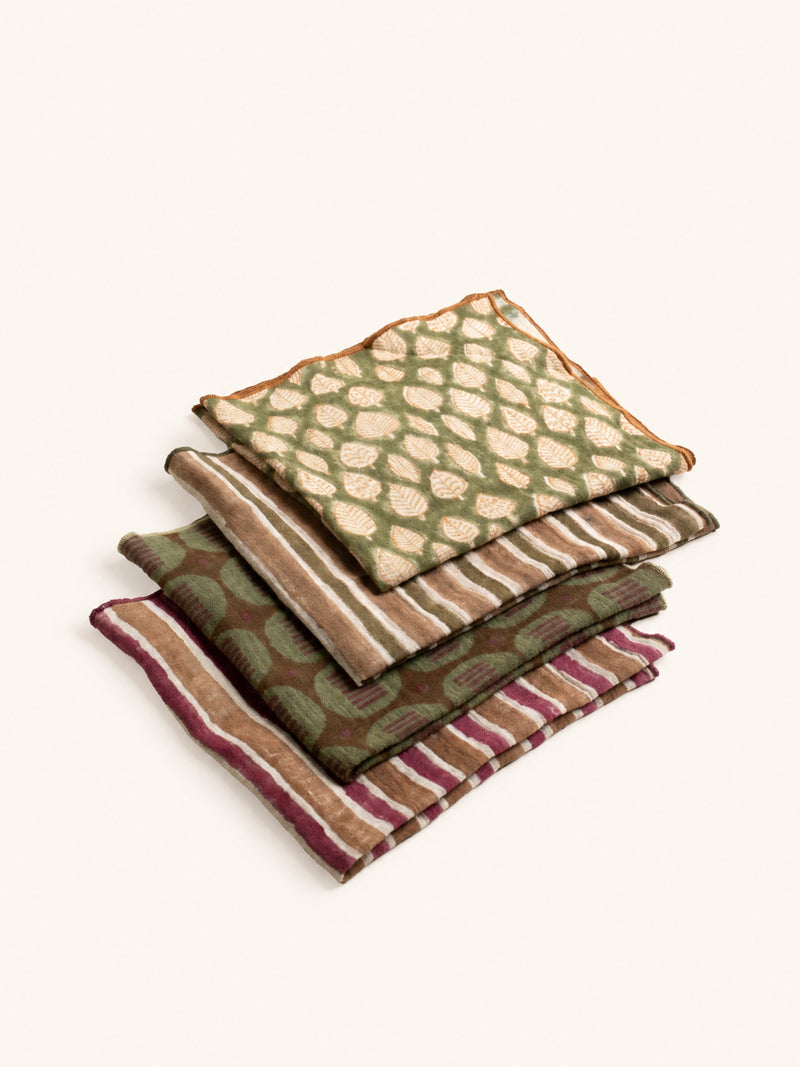 GIPSY - napkin - cotton - L 45 x W 45 cm - mix of colors