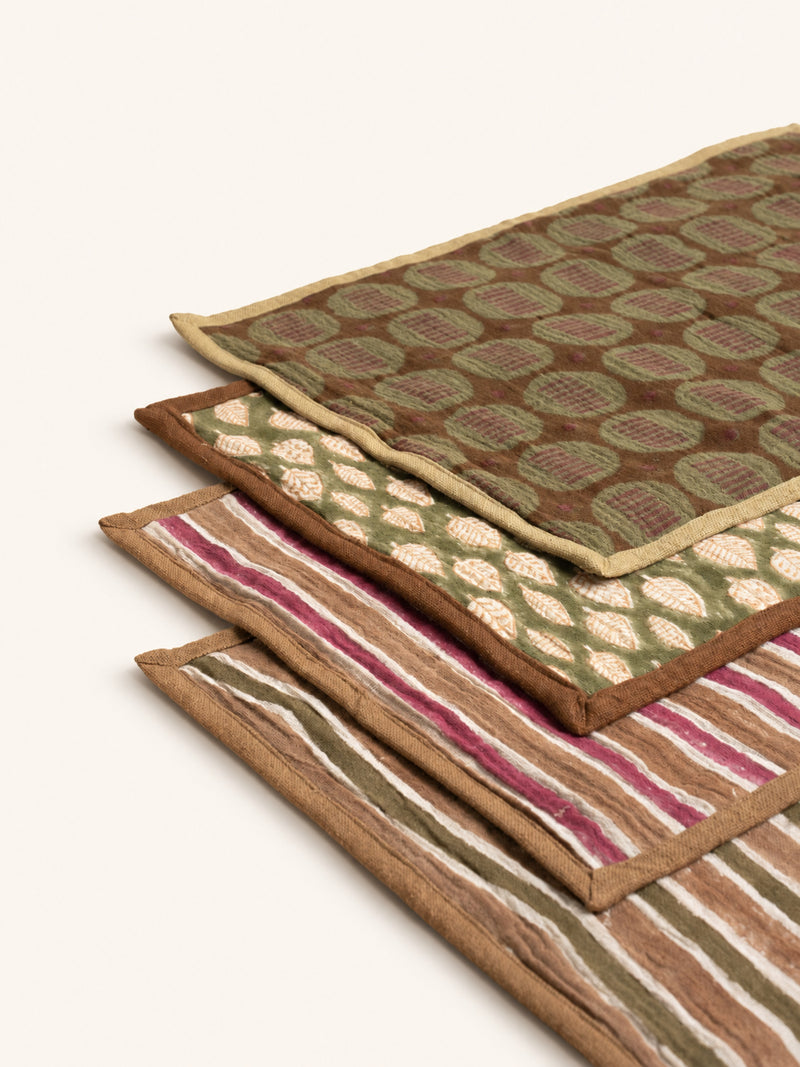 GIPSY - placemat - cotton - L 50 x W 35 cm - wine