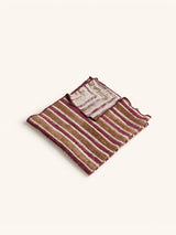 Rood – GIPSY - Serviette - Baumwolle - L 45 x W 45 cm - Weinrot