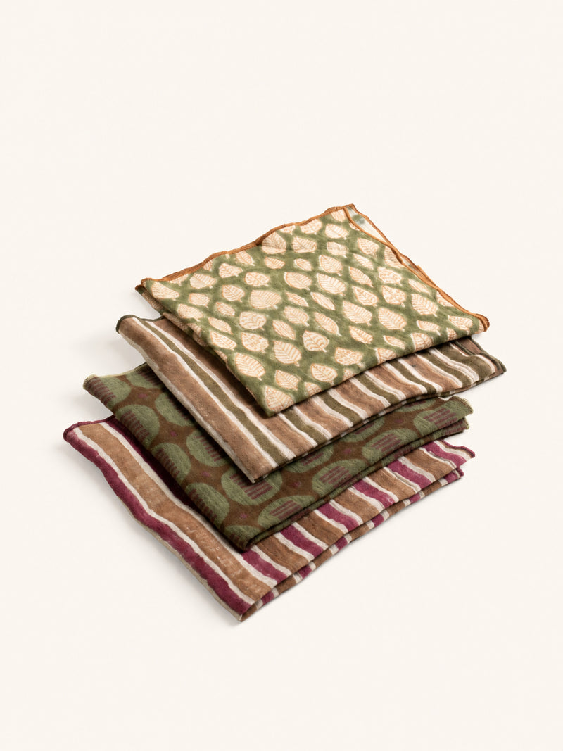 GIPSY - napkin - cotton - L 45 x W 45 cm - wine
