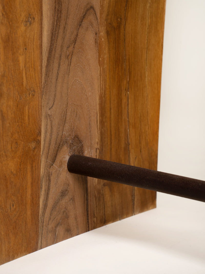 NARA - console table - reclaimed wood - L 120 x W 40 x H 80 cm - brown