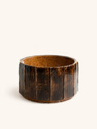 BRUNE - pot - stoneware - DIA 45 x H 27 cm - brown