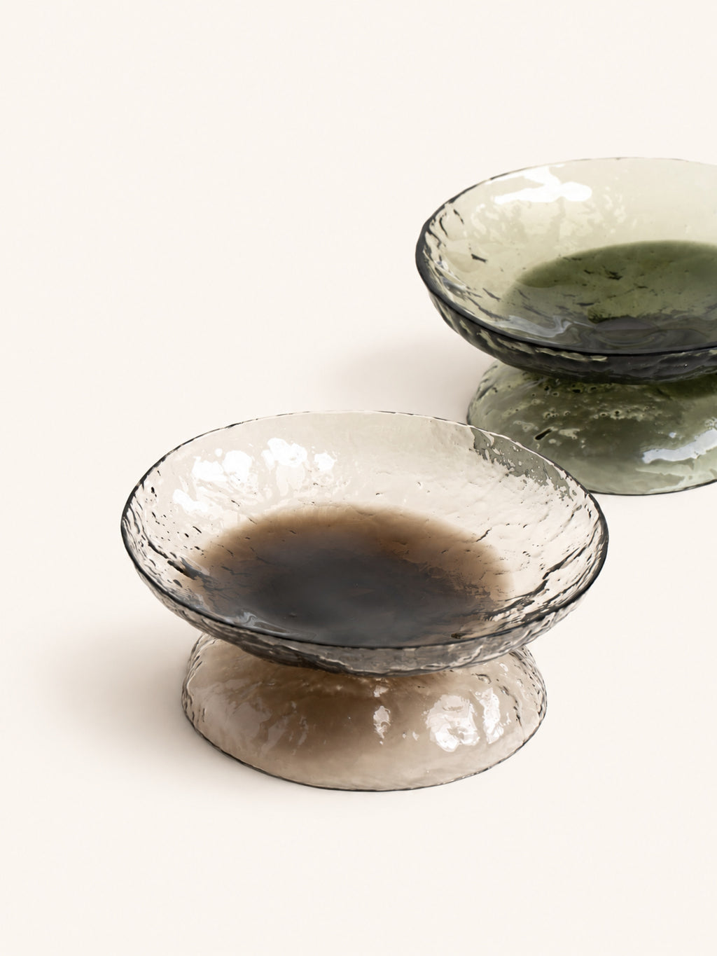 DIABOLO - Schale - Glas - DIA 28 x H 12 cm - Grün