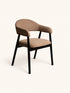 AMANDE - chair - oak - L 56 x W 54 x H 81 cm - beige