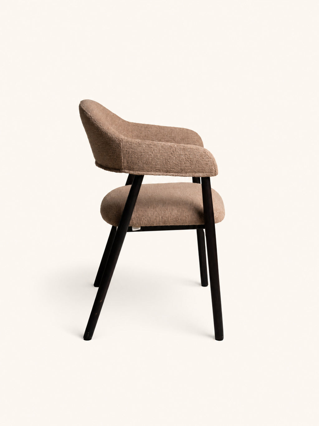 AMANDE - silla - roble - L 56 x W 54 x H 81 cm - beige
