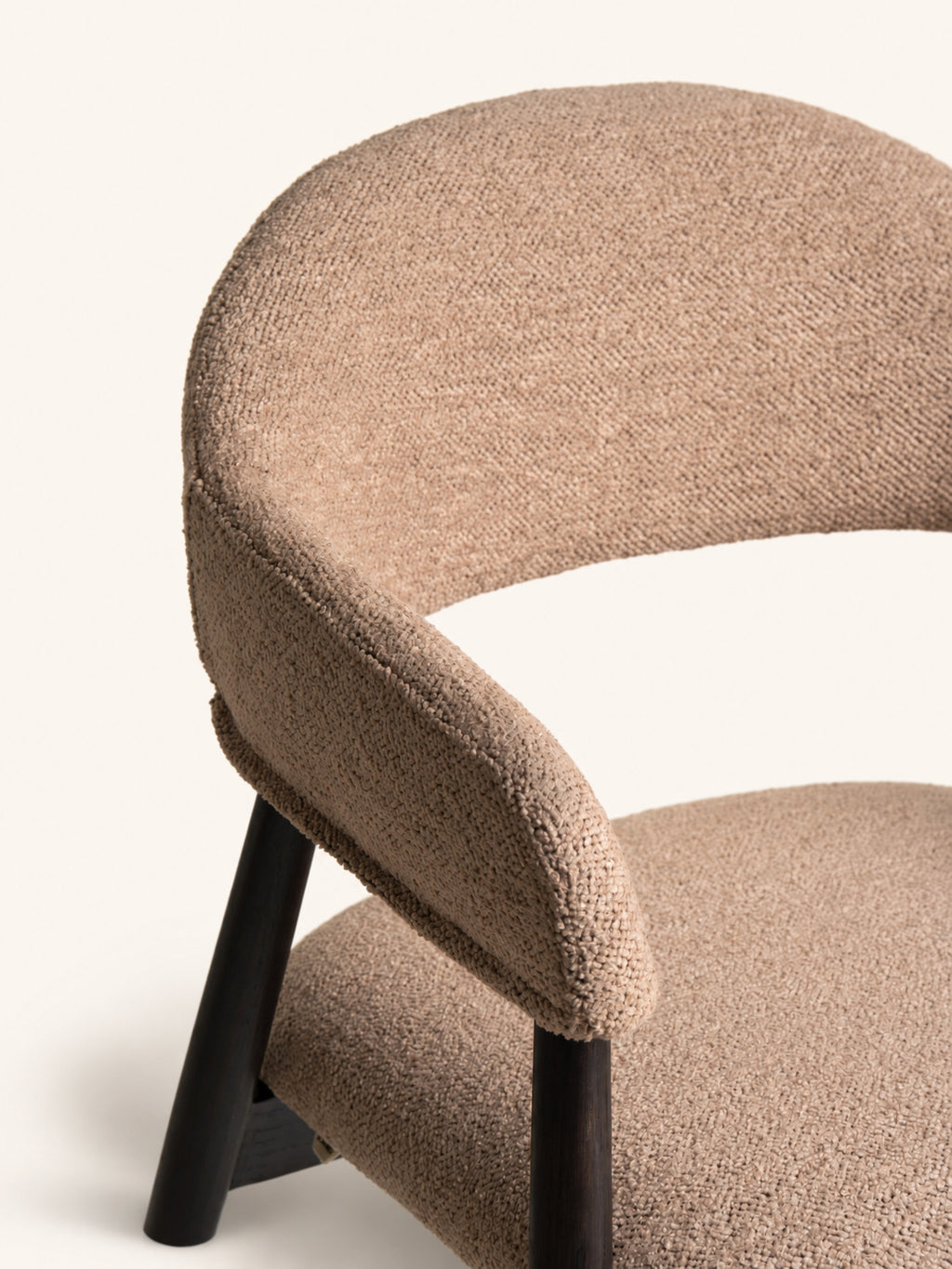 AMANDE - silla - roble - L 56 x W 54 x H 81 cm - beige