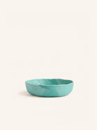 WAKATI - bowl - stoneware - DIA 16 x H 4 cm - dark aqua