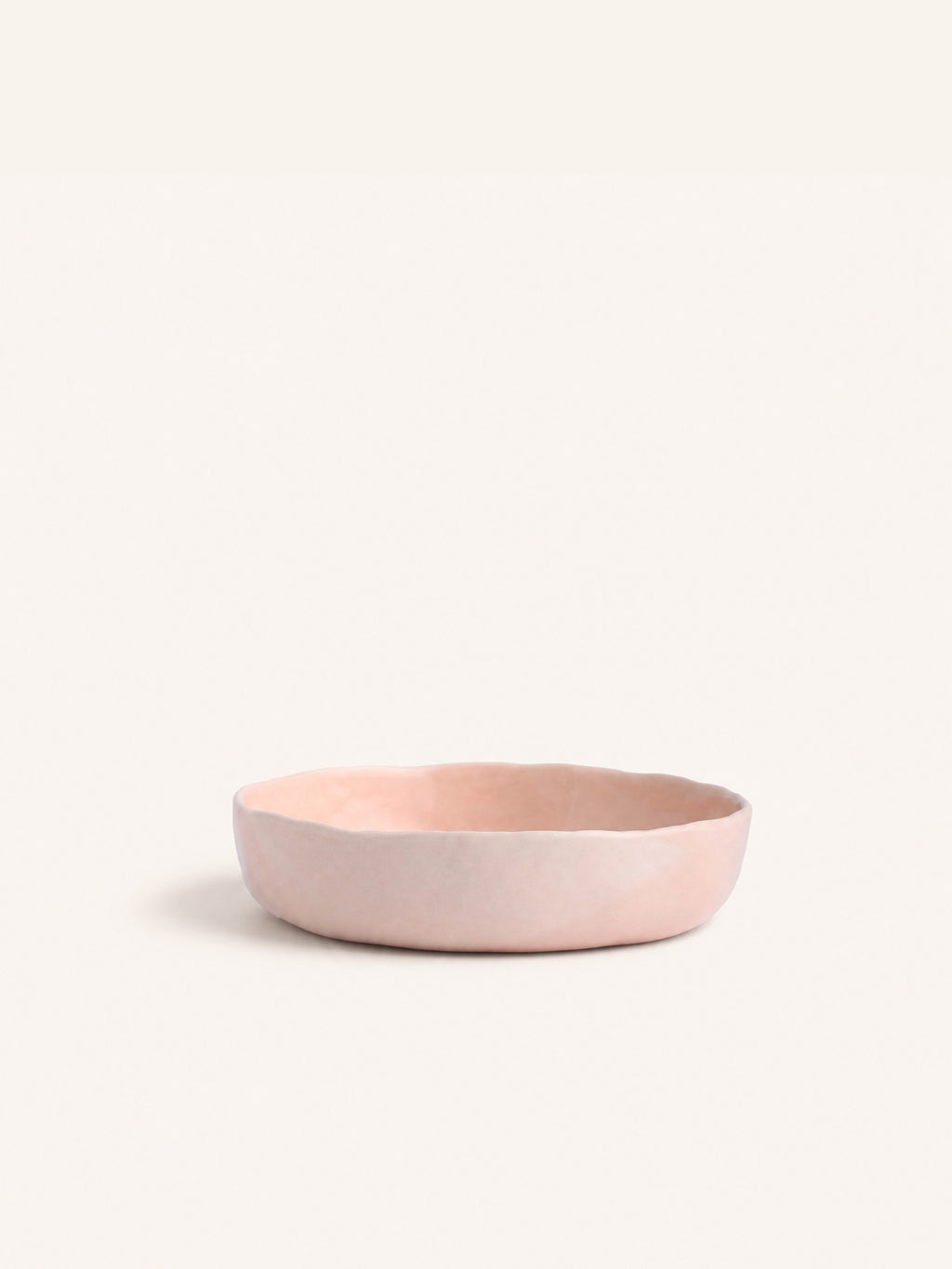WAKATI - cuenco - gres - DIA 16 x H 4 cm - rosa claro