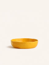 Geel – WAKATI - ciotola - gres - DIA 16 x H 4 cm - giallo