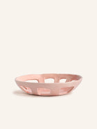 WAKATI - decoratieve schaal - steengoed - DIA 29 x H 5,5 cm - licht roze