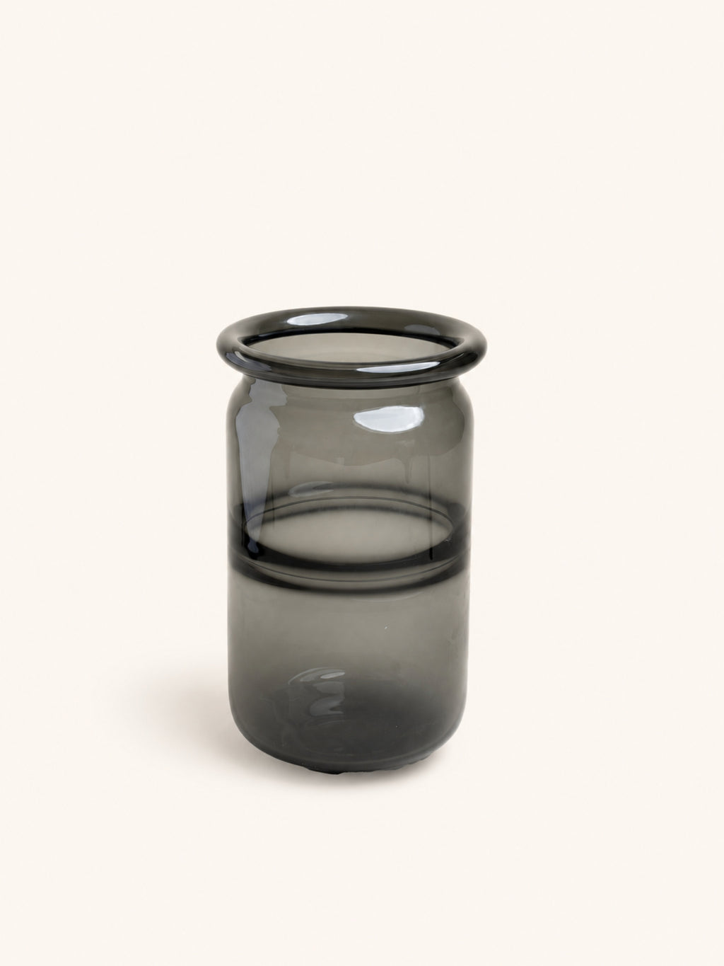 FUMIO - vase - glass - DIA 19 x H 35 cm - aubergine