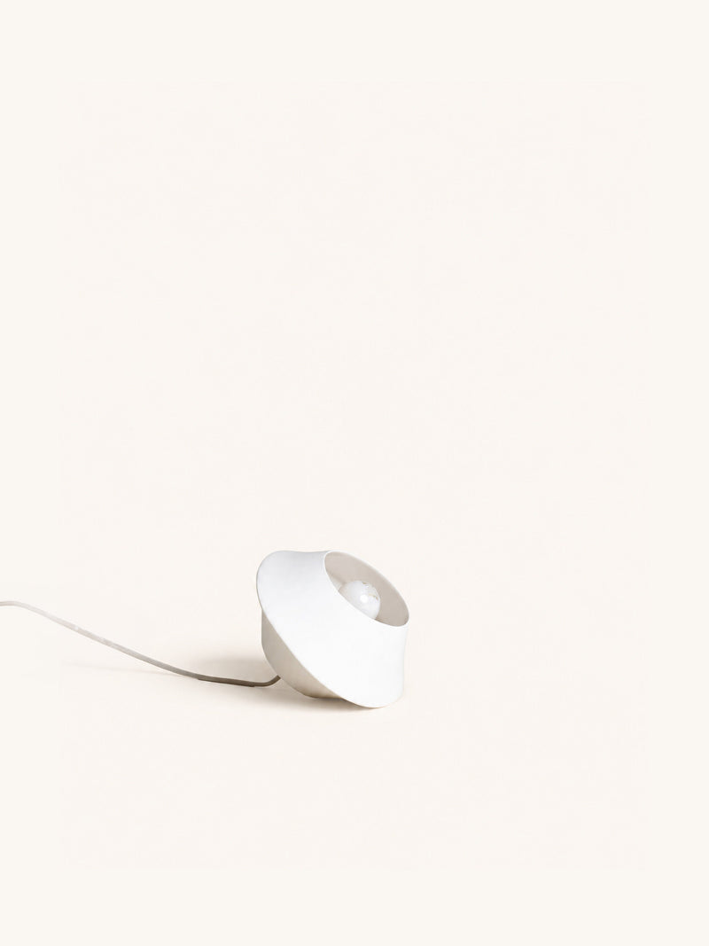 KOJIN - table lamp - stoneware - DIA 20,5 x H 14 cm - white
