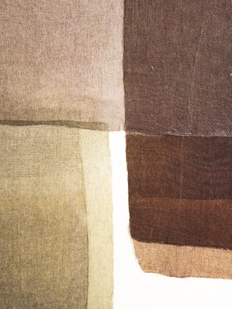 ORGANZA - decorazione da parete - lino - L 80 x W 5 x H 100 cm - marrone