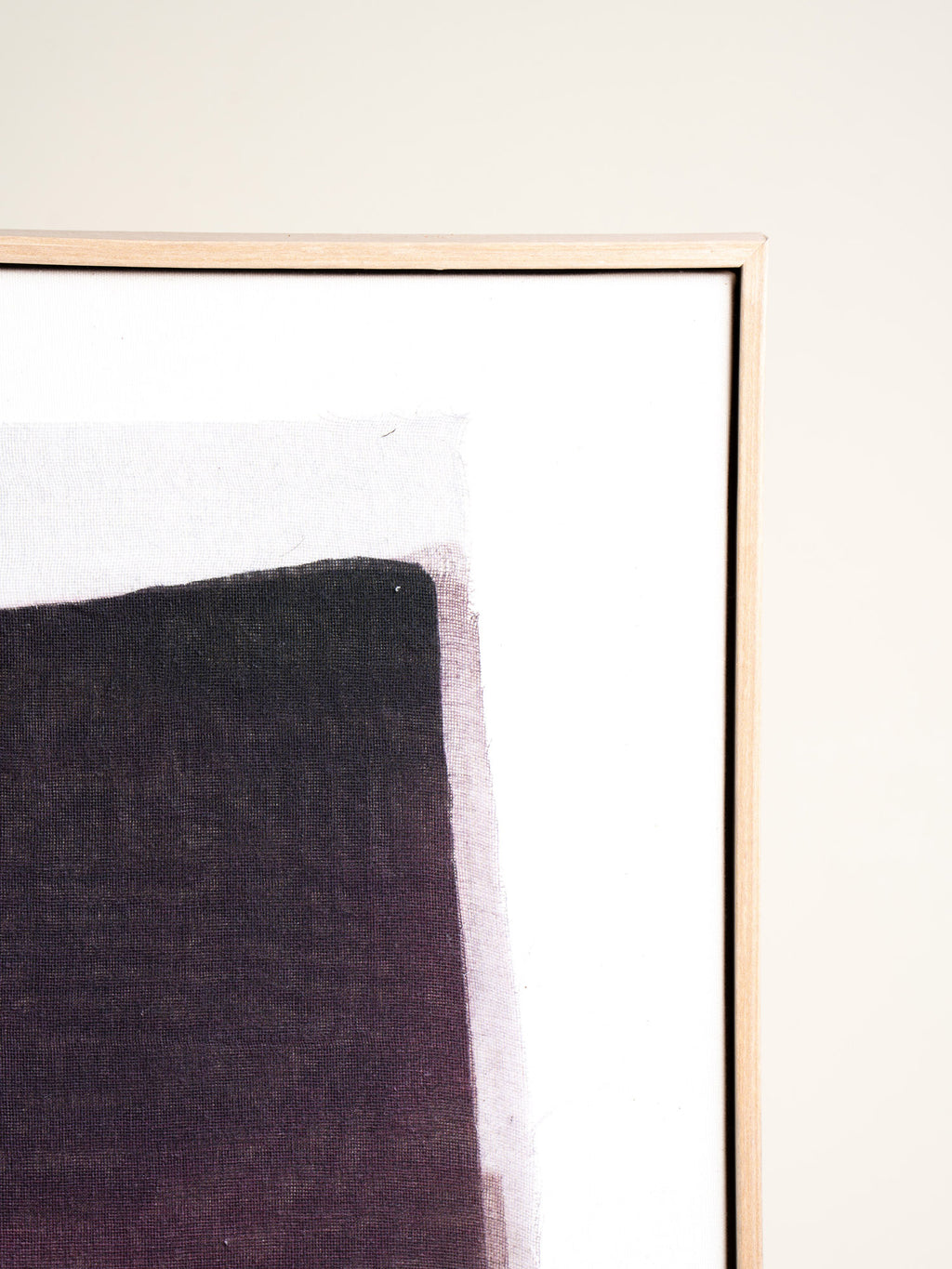 ORGANZA - Wanddekoration - Leinen - L 80 x W 5 x H 100 cm - Aubergine