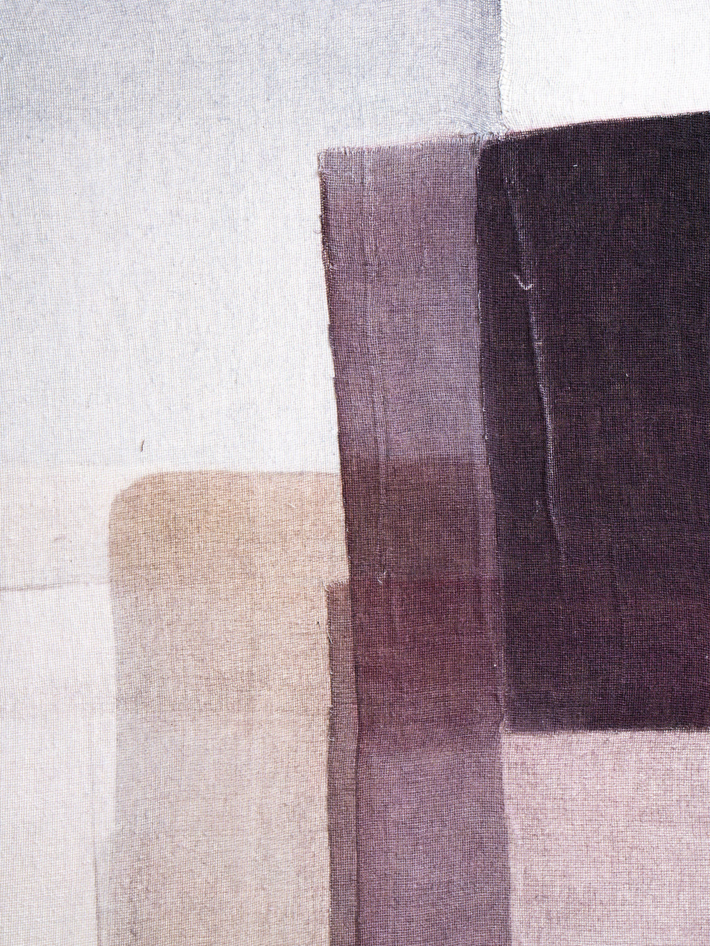 ORGANZA - Wanddekoration - Leinen - L 80 x W 5 x H 100 cm - Aubergine