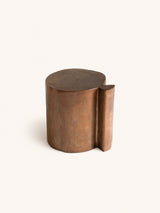 Bruin – SOLV - Beistelltisch - Aluminium - L 50 x W 46 x H 46 cm - Bronze